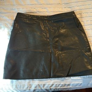 Lulus Leather Skirt NWOT